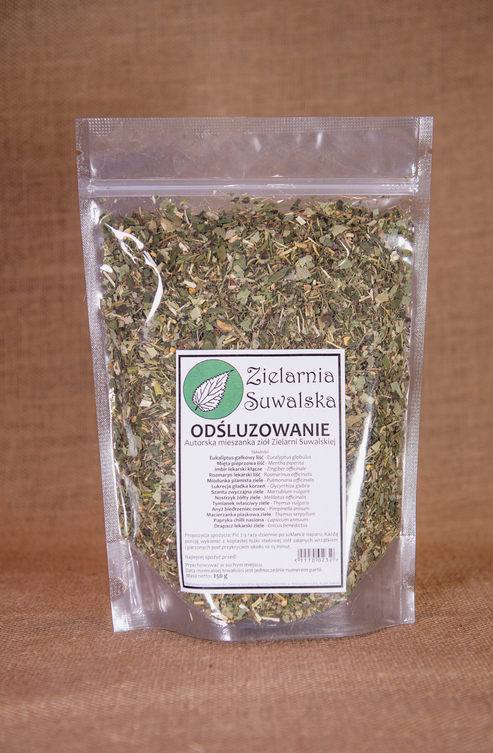 Odśluzowanie 250g Zielarnia Suwalska 7330